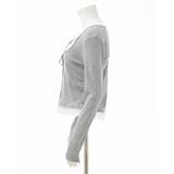 レースレイヤード風リボン付きリブTOPs | INGNI  | 詳細画像3 