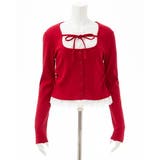 レースレイヤード風リボン付きリブTOPs | INGNI  | 詳細画像8 