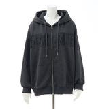 ムラ染め貼付ロゴZIPパーカー | INGNI  | 詳細画像2 