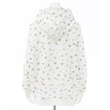 花柄胸ロゴ裏毛ZIPパーカー | INGNI  | 詳細画像8 