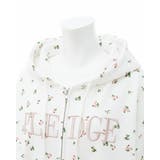 花柄胸ロゴ裏毛ZIPパーカー | INGNI  | 詳細画像9 