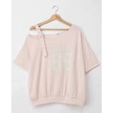 ピンク | 肩ベルト付ナンバリングミニ裏毛TOPs | INGNI