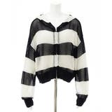 7Gボーダーメッシュニットパーカー | INGNI  | 詳細画像2 