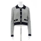 7G衿付ツイードバイカラーニットCD | INGNI  | 詳細画像2 