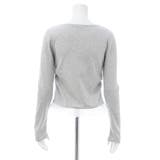 ヘンリーネックレース付プレートリブ長袖トップス | INGNI  | 詳細画像20 