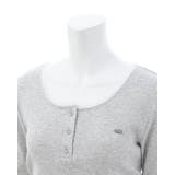 ヘンリーネックレース付プレートリブ長袖トップス | INGNI  | 詳細画像21 