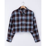 ブラウン/チェック | チェックショートシャツ | INGNI 