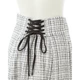 バックレースアップツイードマーメイドスカート | INGNI  | 詳細画像5 