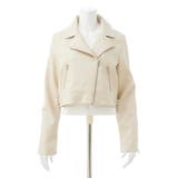 クロップド丈ライダースジャケット | INGNI | 詳細画像6