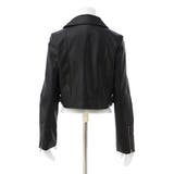 クロップド丈ライダースジャケット | INGNI | 詳細画像4