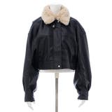 ファーティペット付フェイクレザーショートブルゾン | INGNI | 詳細画像2