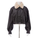 ファーティペット付フェイクレザーショートブルゾン | INGNI | 詳細画像5