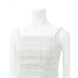 BackレースUPツイードミニキャミOP | INGNI | 詳細画像5