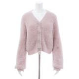 【WEB限定アイテム】Vネックリボン釦フェザーニットカーディガン | INGNI | 詳細画像2