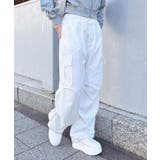 ポリエステルイージーカーゴパンツ | INGNI | 詳細画像1