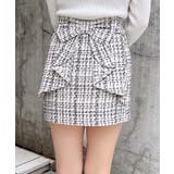 Backリボンツイードタイトミニスカパン | INGNI  | 詳細画像2 