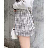 Backリボンツイードタイトミニスカパン | INGNI  | 詳細画像3 