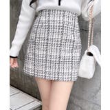 Backリボンツイードタイトミニスカパン | INGNI  | 詳細画像4 