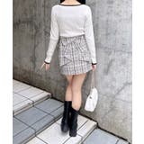 Backリボンツイードタイトミニスカパン | INGNI  | 詳細画像6 