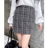 Backリボンツイードタイトミニスカパン | INGNI  | 詳細画像13 