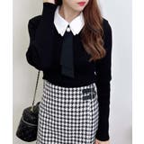 衿付ボウタイニット | INGNI  | 詳細画像10 