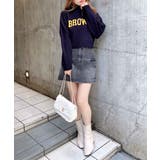 12GハーフZIPショート丈ロゴニット | INGNI  | 詳細画像24 