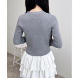 12Gフレアスリーブリブニットカーディガン | INGNI  | 詳細画像13 