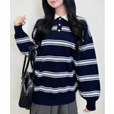 コン | 12Gボーダーポロニット | INGNI 