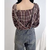 フードチェック柄ショートシャツ | INGNI | 詳細画像14