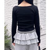 胸プレート付レイヤード風TOPs | INGNI  | 詳細画像4 