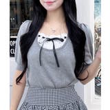 12Gビジュー飛ばしレイヤード風ニット | INGNI  | 詳細画像5 