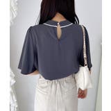 パールピン付トロミフレアスリーブブラウス | INGNI | 詳細画像12