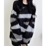 7Gマーブル柄シャギーニット | INGNI  | 詳細画像2 