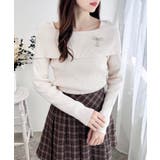 12Gブローチ付オフショルニット | INGNI  | 詳細画像11 