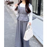 【WEB限定】多種ボタンキャミ+ワイドパンツ | INGNI | 詳細画像11