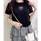 ハートレース抜きサイドギャザーT | INGNI  | 詳細画像15 