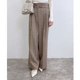 共ベルト付きグレンチェックワイドパンツ | INGNI  | 詳細画像8 