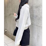 12GハーフZIPショート丈ロゴニット | INGNI  | 詳細画像3 