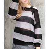 7Gメッシュボーダーチュニックニット | INGNI  | 詳細画像10 