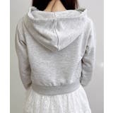 レース付裏毛ZIPパーカー | INGNI  | 詳細画像3 