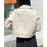 クロップド丈ライダースジャケット | INGNI | 詳細画像14