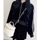 サイドラインジップベロアパーカー | INGNI  | 詳細画像5 