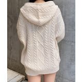 ケーブルBIGニットパーカー | INGNI  | 詳細画像5 