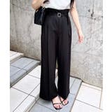 クロ | 共ベルト付ワイドパンツ | INGNI 