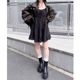 【WEB限定】レースティアードミニキャミワンピース | INGNI  | 詳細画像15 