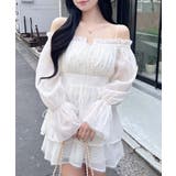 チュールオフショルミニワンピ | INGNI | 詳細画像2