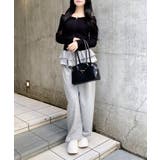 12G衿付オフショルフロントZIPニットカーディガン | INGNI  | 詳細画像31 