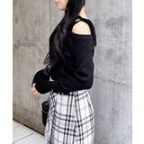 12Gリブワンショルベロアリボンニット | INGNI | 詳細画像10