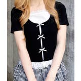 レイヤード前リボンリブTOPs | INGNI  | 詳細画像22 