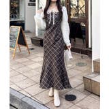 7Gデコルテオープンニットボレロ+マーメイドワンピ | INGNI  | 詳細画像8 